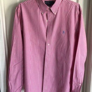 Polo Ralph Lauren Cotton Button-Down (Pink)